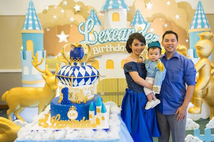 Best ideas about Boy First Birthday Decorations
. Save or Pin Kara s Party Ideas Prince Royal 1st Birthday Party Now.