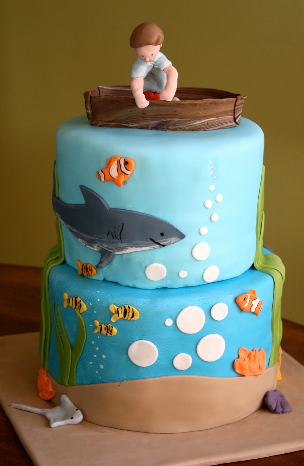 Best ideas about Boys Birthday Cake
. Save or Pin Baker s Cakes Under the Sea Birthday Cake Now.