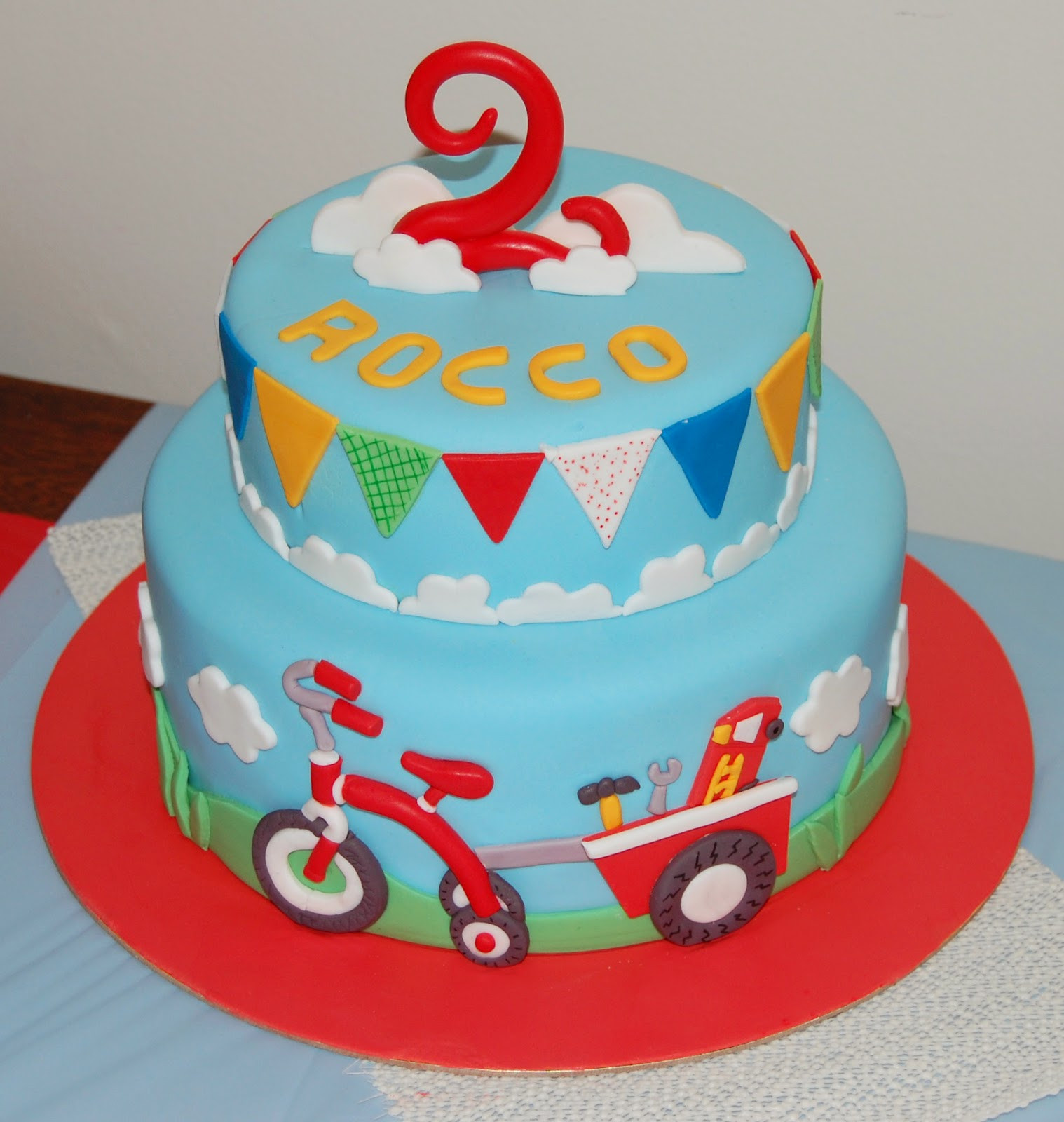 Best ideas about Boys Birthday Cake
. Save or Pin butter hearts sugar Tricycle Birthday Cake Now.