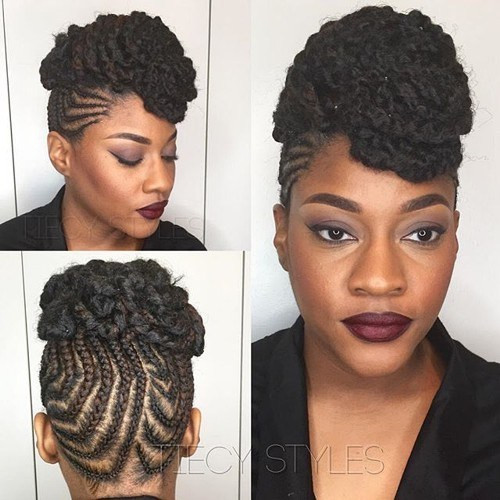 Best ideas about Braiding Updo Hairstyles For Black Women
. Save or Pin 50 Updo Hairstyles for Black Women Ranging from Elegant to Now.