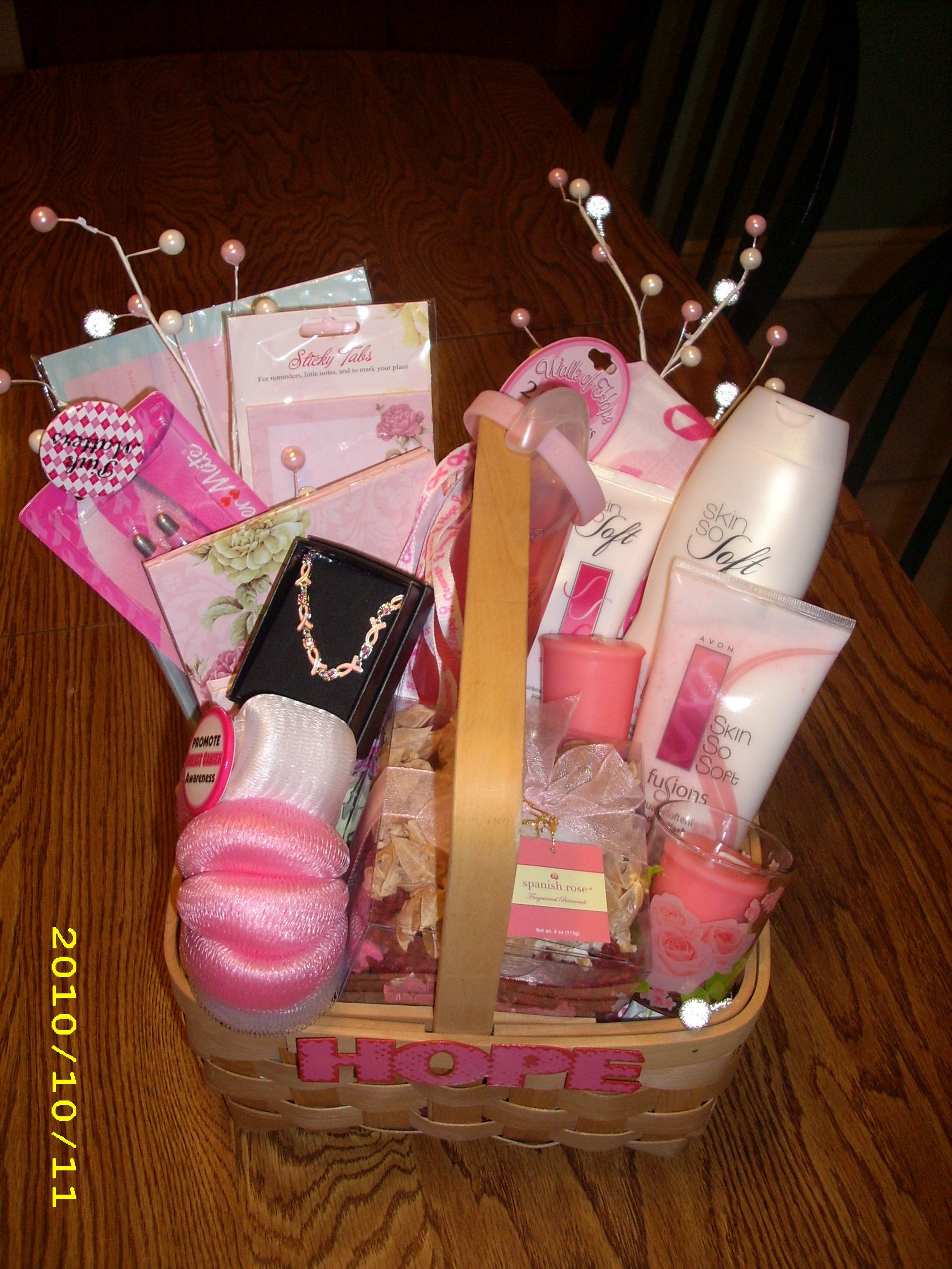 Best ideas about Breast Cancer Gift Ideas
. Save or Pin Breast Cancer Raffle Basket … Now.