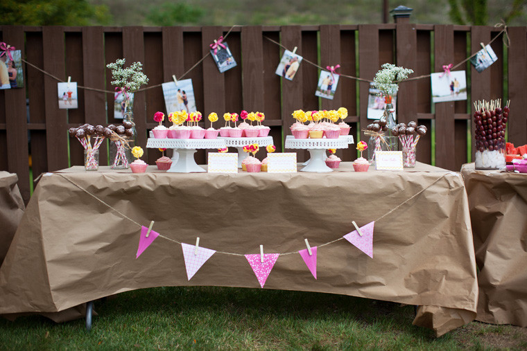 Best ideas about Bridal Shower Decorations DIY
. Save or Pin Kaylene s Backyard DIY Bridal Shower Liz and Now.