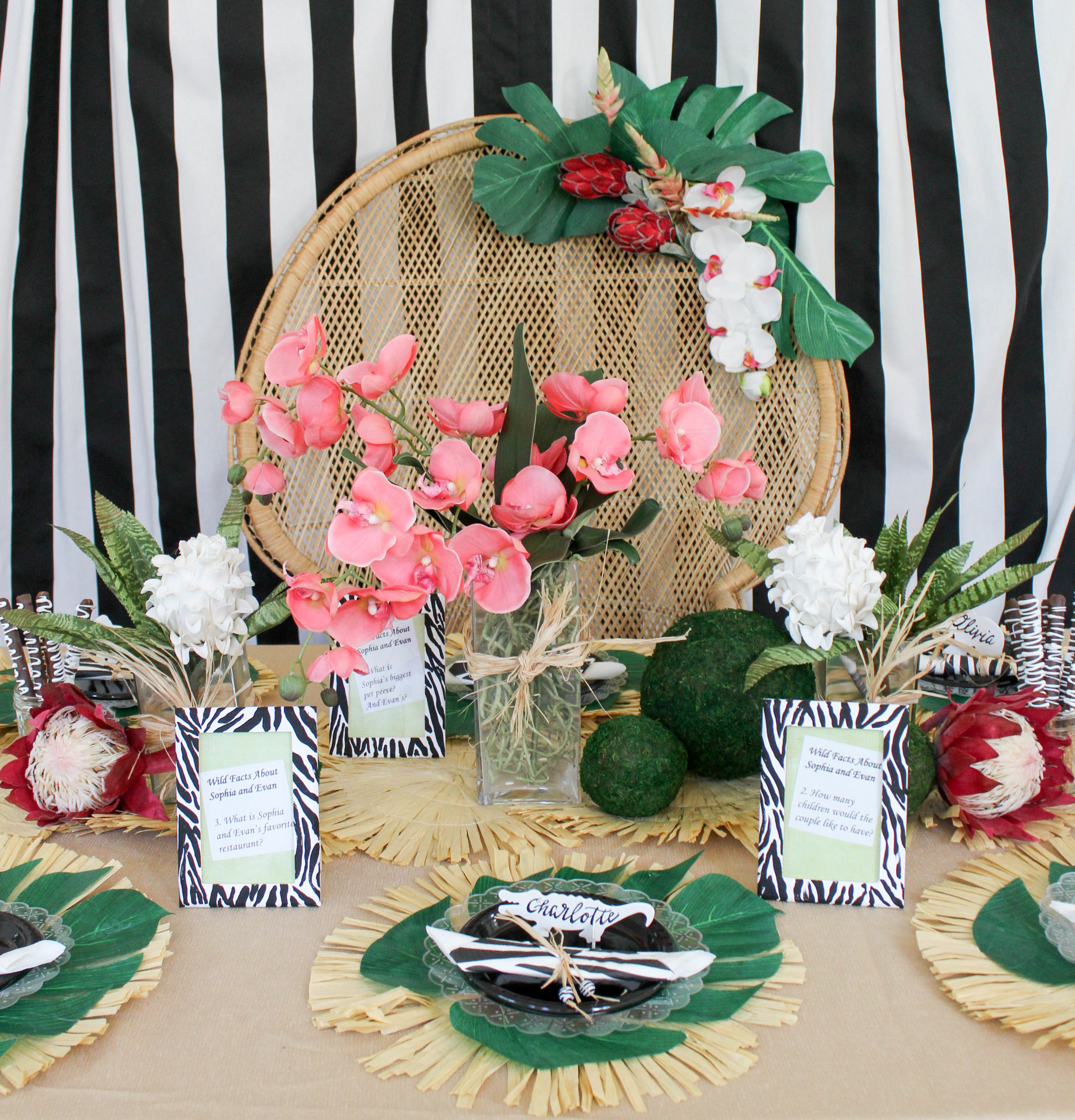 Best ideas about Bridal Shower Decorations DIY
. Save or Pin Wild e Bridal Shower A Sophisticated Safari Themed Now.