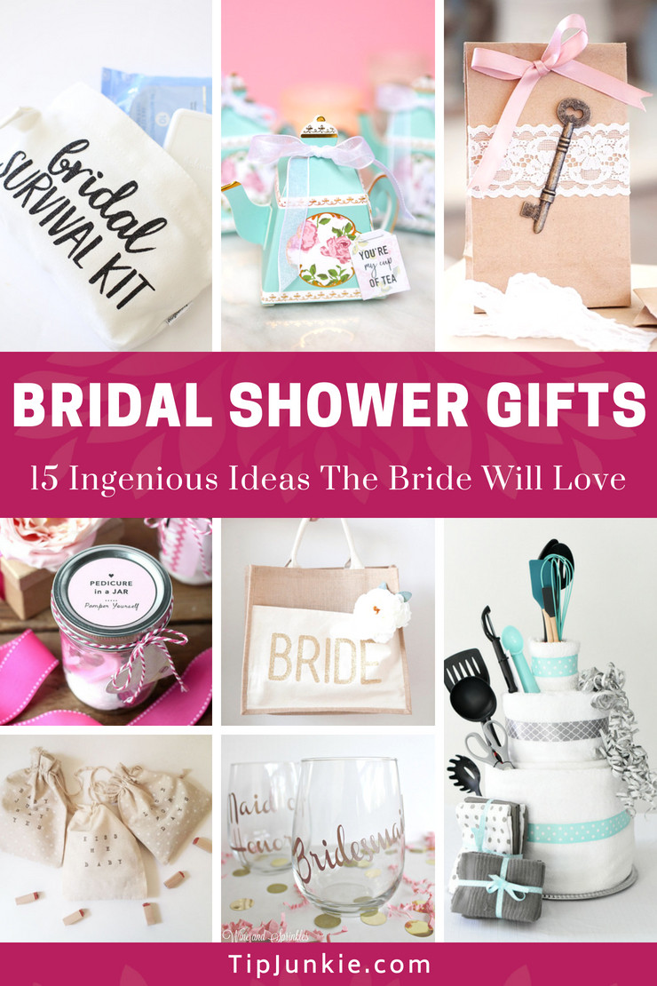 Best ideas about Bridal Shower Gift Ideas For Bride
. Save or Pin 18 Ingenious Bridal Shower Gifts the Bride Will Love – Tip Now.