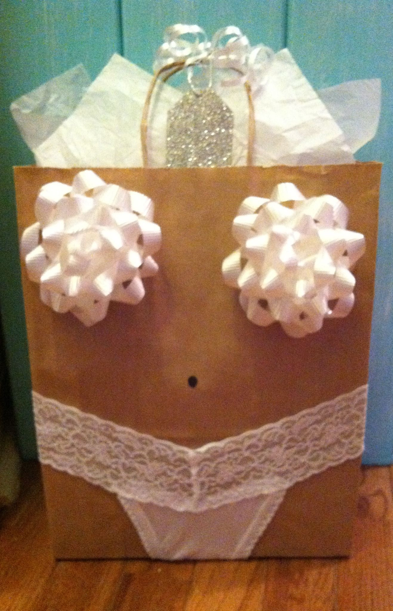 Best ideas about Bridal Shower Gift Ideas For Guests
. Save or Pin Lingerie shower t wrap idea Next person to married Now.