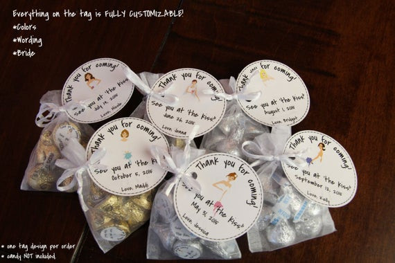 Best ideas about Bridal Shower Gift Ideas For Guests
. Save or Pin Bridal Shower Favor Kit TAGS ONLY See You at the Now.