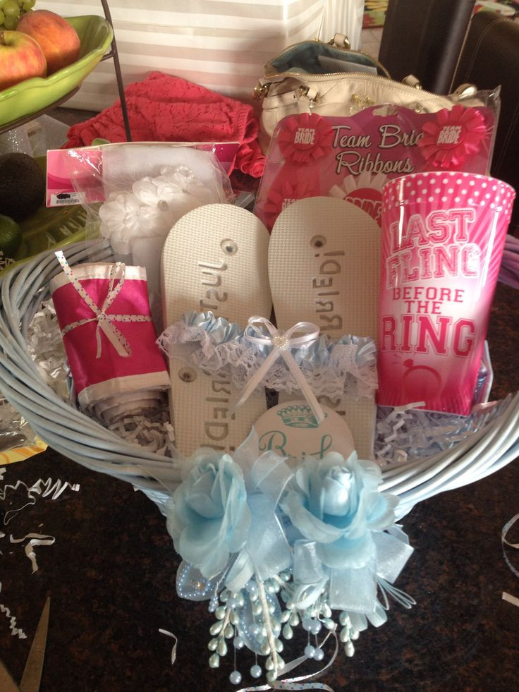 Best ideas about Bride To Be Gift Ideas
. Save or Pin Cute t for bridal shower Gift basket for bride Now.