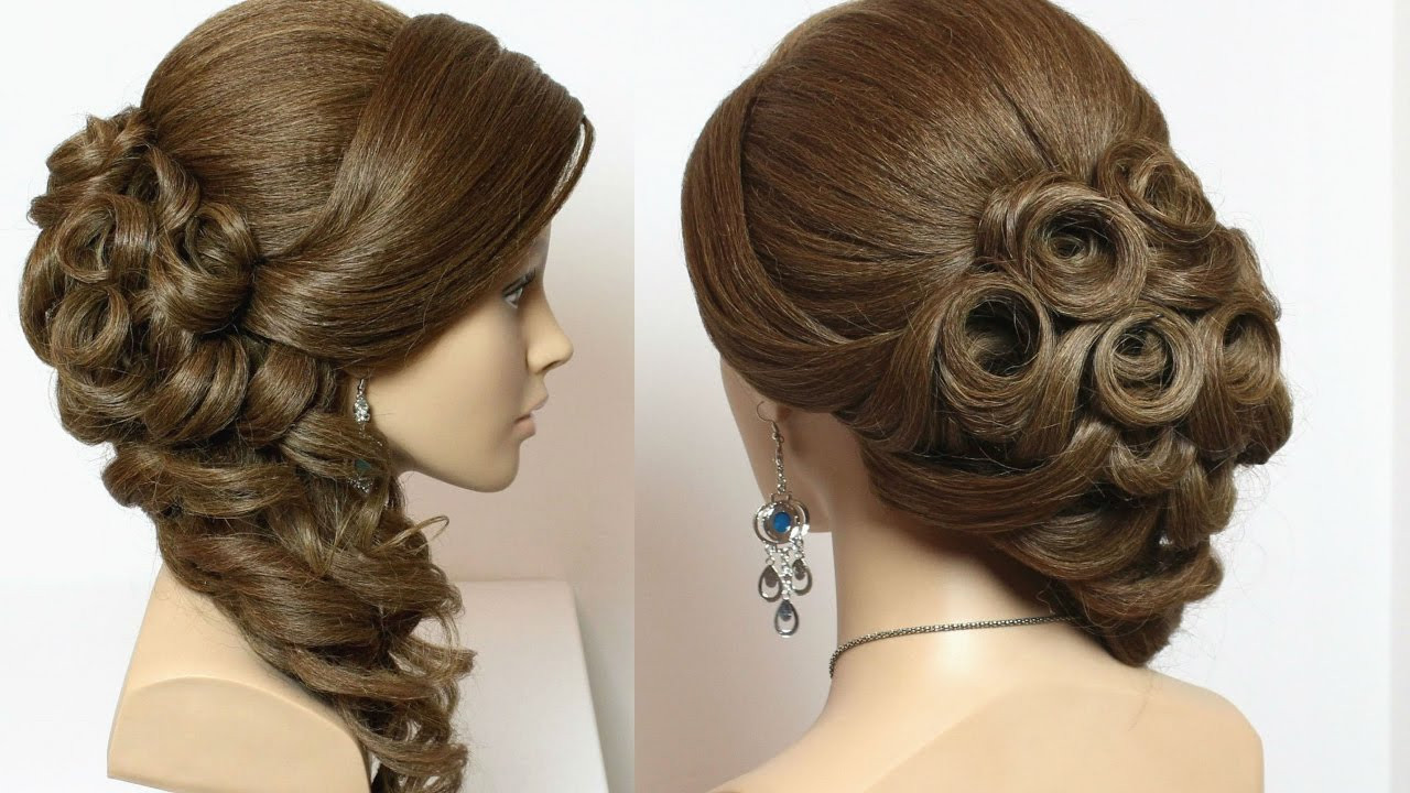 Best ideas about Brides Hairstyles
. Save or Pin Bridal hairstyle with curls for long hair tutorial Now.