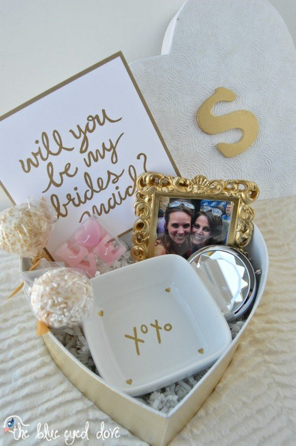 Best ideas about Bridesmaid Gift Box Ideas
. Save or Pin 10 Creative Ways to Ask “Will you be my bridesmaid ” Oh Now.