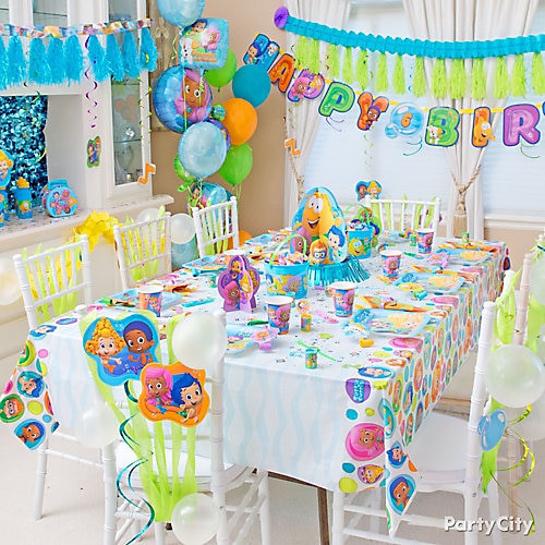 Best ideas about Bubble Guppies Birthday Ideas
. Save or Pin Bubble Guppies Party Table Idea Party City Now.