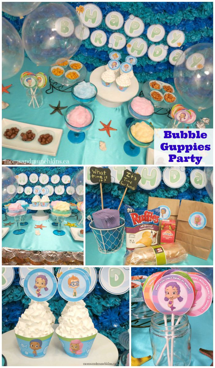 Best ideas about Bubble Guppy Birthday Decorations
. Save or Pin Bubble Guppies Birthday Party Moms & Munchkins Now.