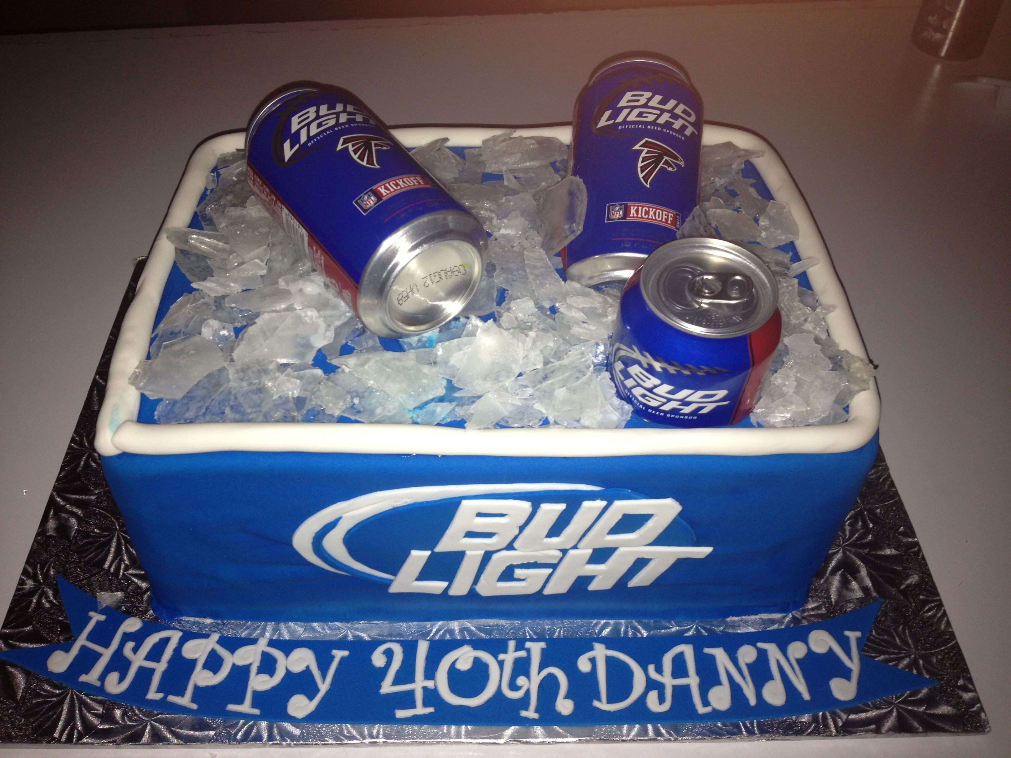 Best ideas about Bud Light Birthday Cake
. Save or Pin Bud Light Cooler of Beer Cake All Edible except beer Now.