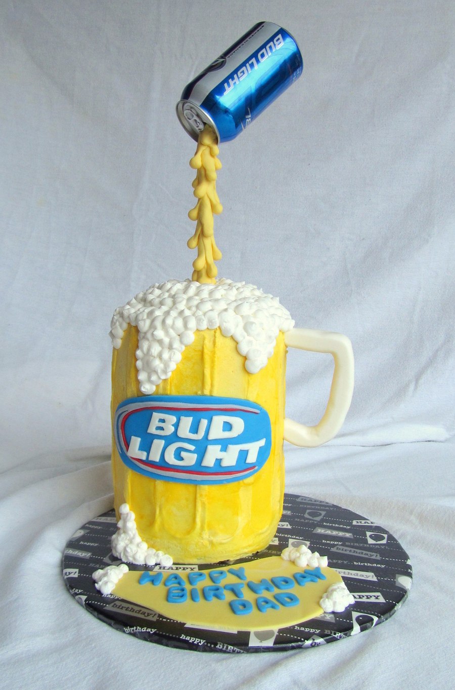 Best ideas about Bud Light Birthday Cake
. Save or Pin Bud Light Pouring Beer Can Cake CakeCentral Now.