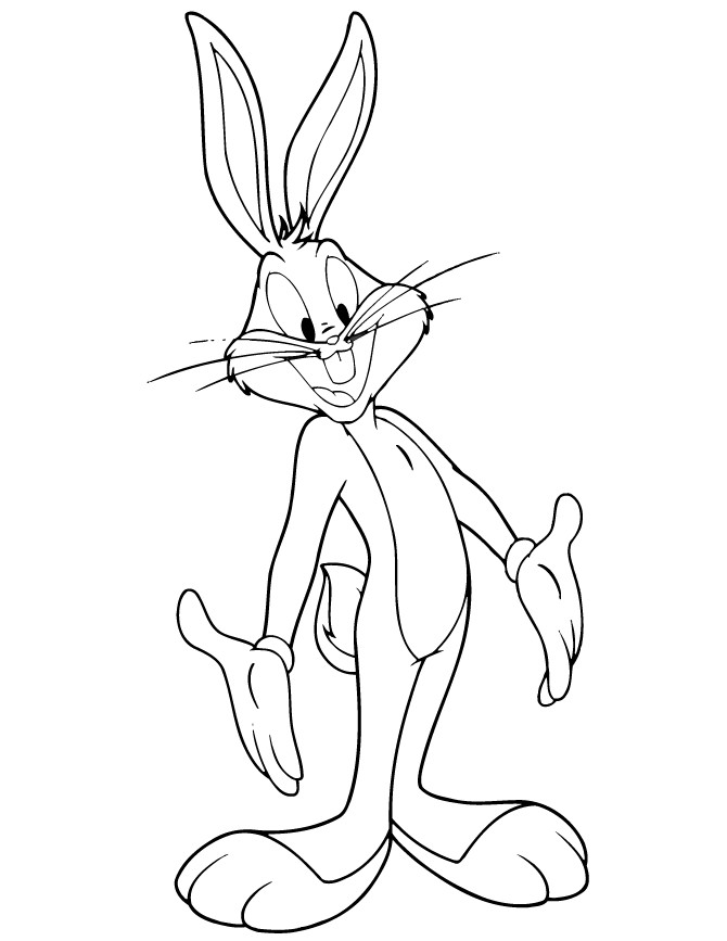 Best ideas about Bugs Bunny Printable Coloring Pages
. Save or Pin Smiling Bugs Bunny Coloring Page Now.