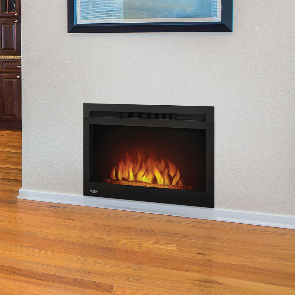 Best ideas about Built In Electric Fireplace
. Save or Pin Napoleon 27" Cinema Plug In Electric Insert with Glass Now.