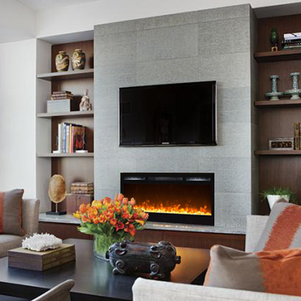 Best ideas about Built In Electric Fireplace
. Save or Pin Regal Flame Lexington 35 Inch Built in Ventless Heater Now.
