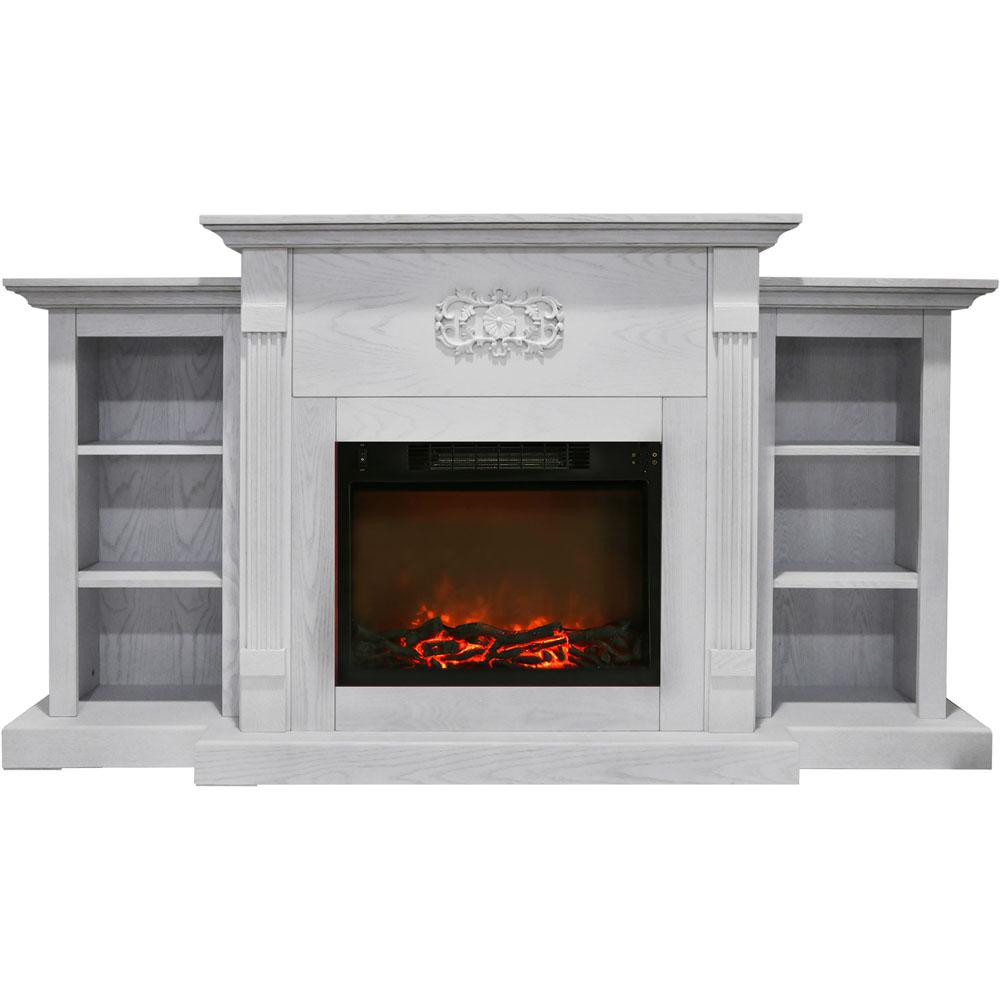Best ideas about Built In Electric Fireplace
. Save or Pin Hanover Classic 72 in Electric Fireplace in White with Now.