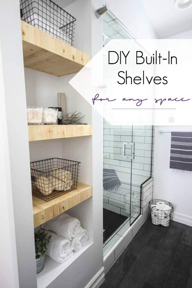 Best ideas about Built In Shelving DIY
. Save or Pin How to Make Your Own Built In Shelving Love Create Celebrate Now.