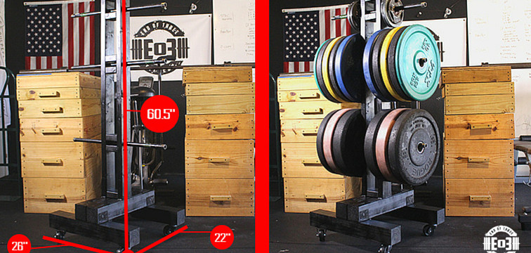 Best ideas about Bumper Plate Storage DIY
. Save or Pin DIY Weight Tree Bumper Plate Storage for the Garage Gym Now.