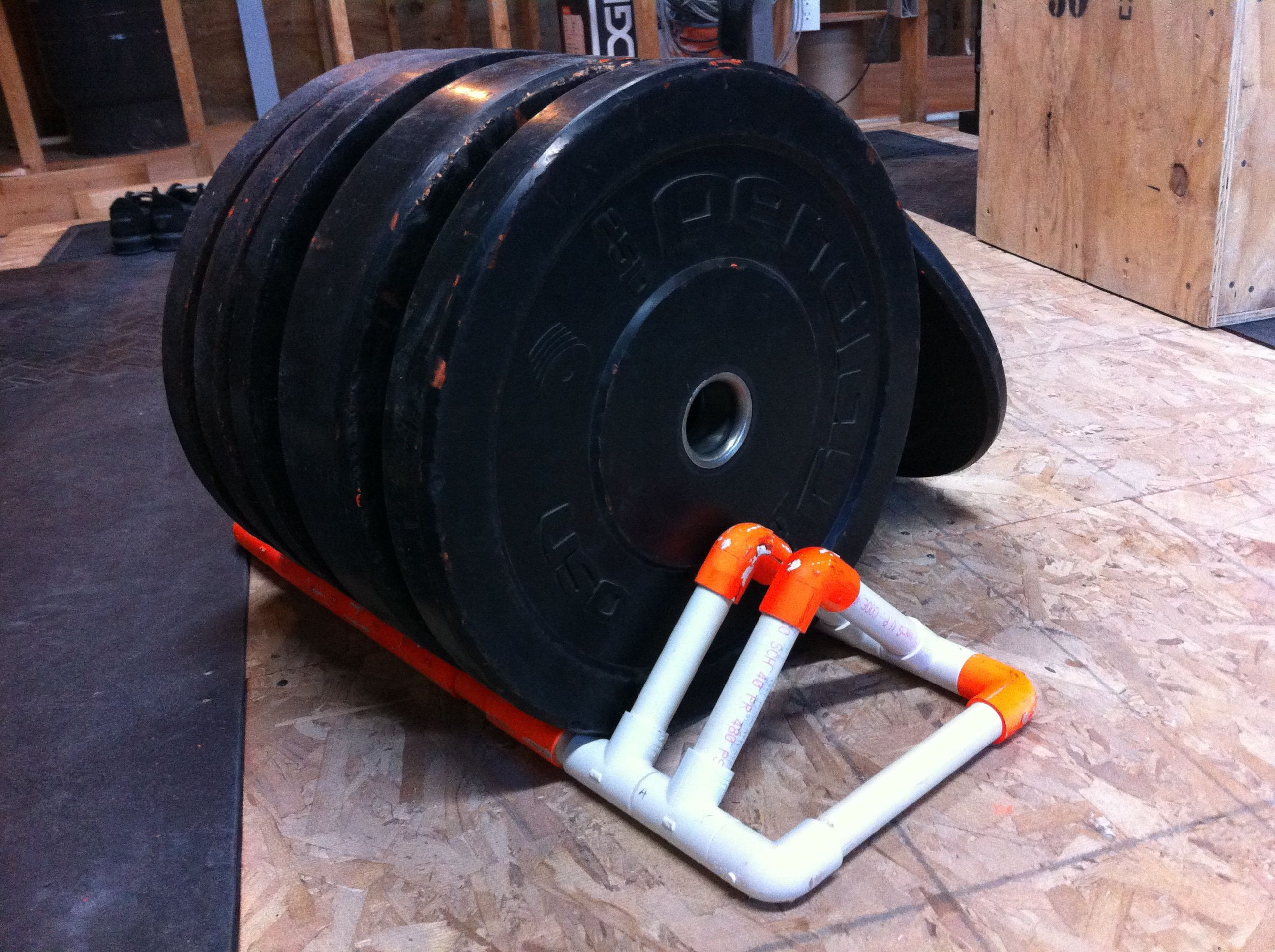 Best ideas about Bumper Plate Storage DIY
. Save or Pin plate rack Now.