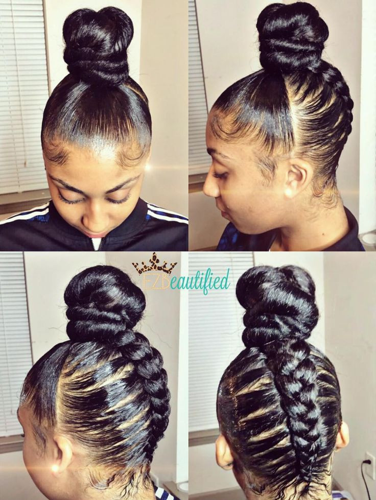 Best ideas about Bun Hairstyles For Black Hair
. Save or Pin 97 best Flawless Hair BUNS & UPDO S images on Pinterest Now.