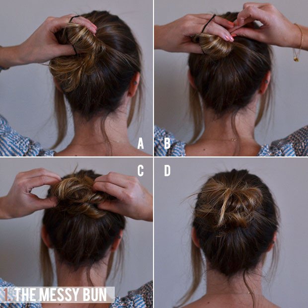 Best ideas about Bun Hairstyles For Short Hair Step By Step
. Save or Pin 4 Super easy tutorials to help you those perfectly Now.