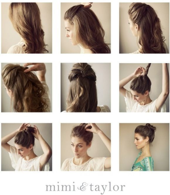 Best ideas about Bun Hairstyles For Short Hair Step By Step
. Save or Pin Super Easy Top Knot Hair Bun Step By Step Tutorials Now.