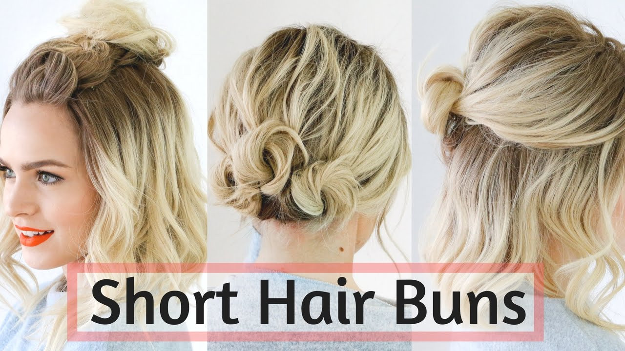 Best ideas about Bun Hairstyles For Short Hair Step By Step
. Save or Pin Quick Bun Hairstyles for Short Medium Hair Hair Now.