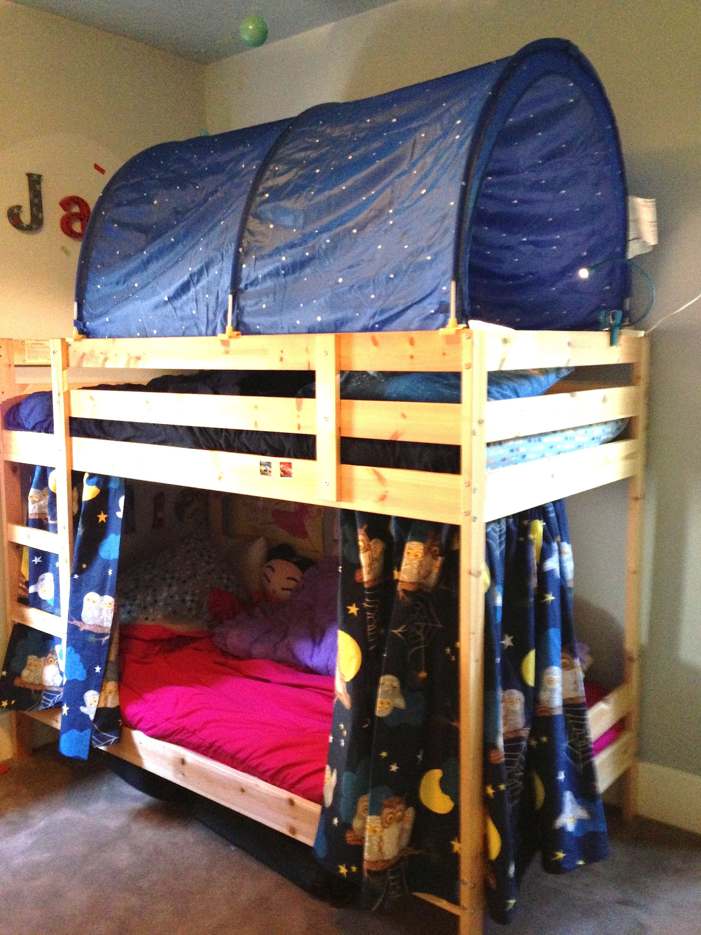 Best ideas about Bunk Bed Curtains DIY
. Save or Pin Bunk bed curtains on wire curtain hangers Now.