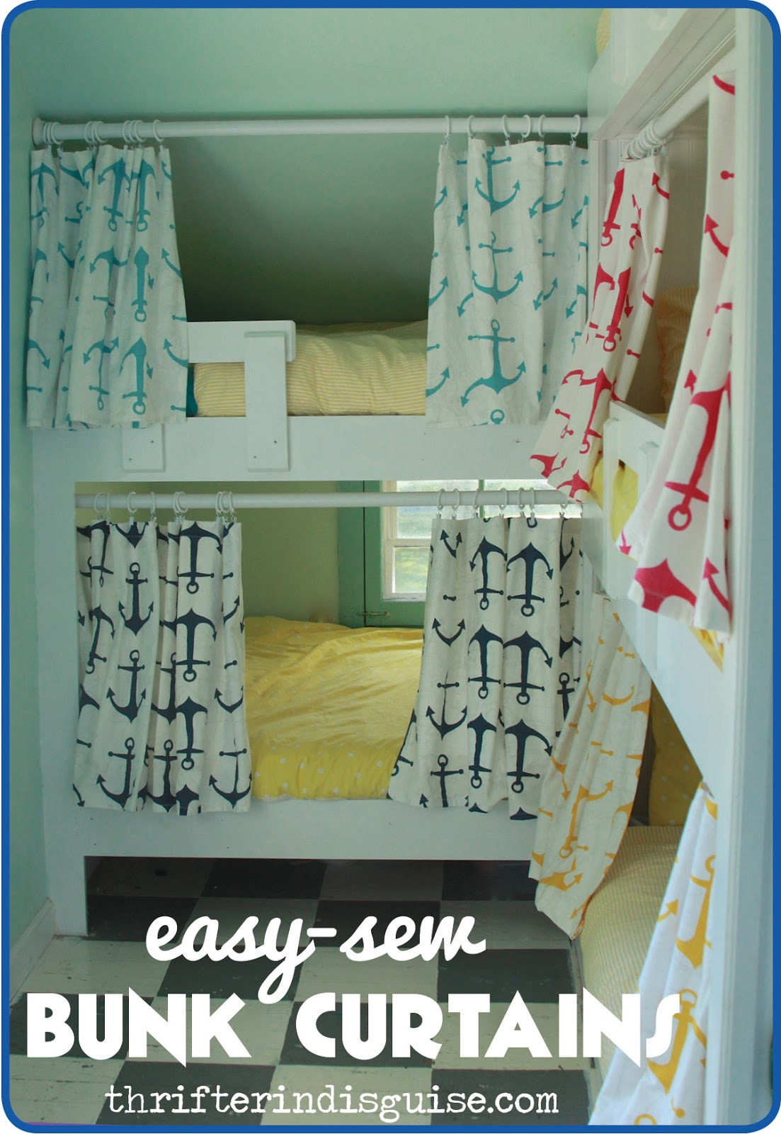 Best ideas about Bunk Bed Curtains DIY
. Save or Pin A Thrifter in Disguise Easy Sew DIY Bunk Bed Curtains Now.