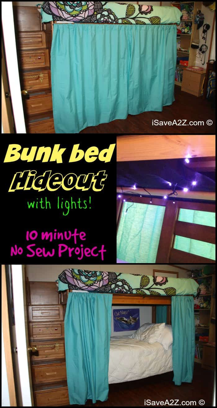 Best ideas about Bunk Bed Curtains DIY
. Save or Pin Bunk Bed Hideout with No Sew Curtains iSaveA2Z Now.
