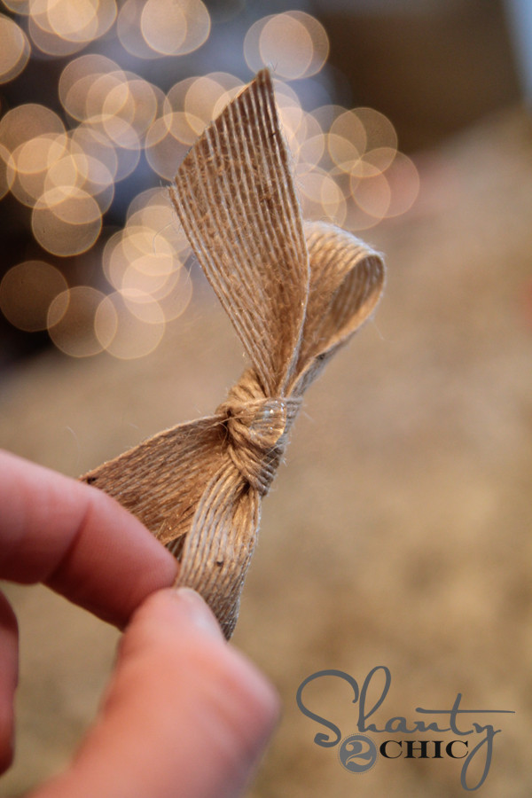 Best ideas about Burlap Bow DIY
. Save or Pin DIY $1 Frame Christmas Ornaments Shanty 2 Chic Now.