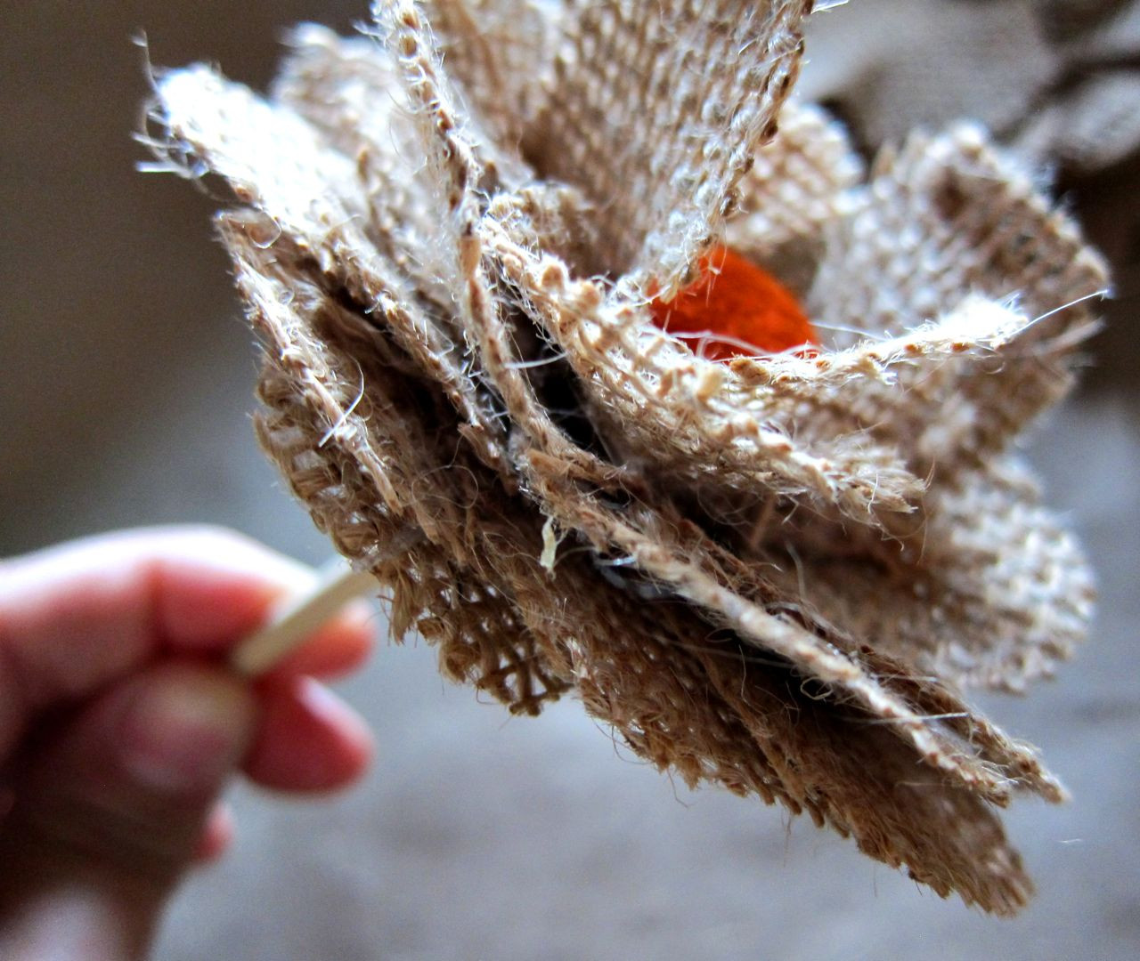 Best ideas about Burlap Flowers DIY
. Save or Pin DIY Burlap Flowers Spoonful of Imagination Now.