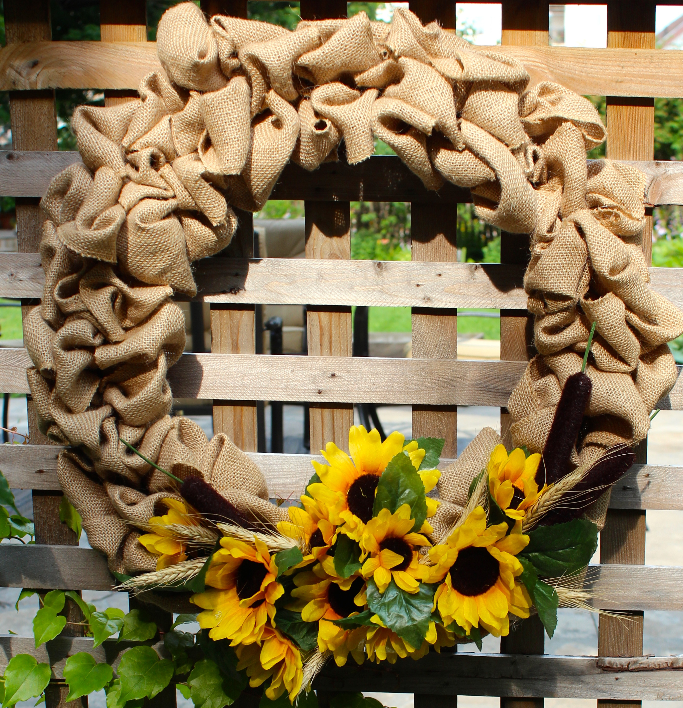 Best ideas about Burlap Wreath DIY
. Save or Pin Summer Burlap DIY Wreath New House New Home Now.