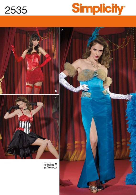 Best ideas about Burlesque Costumes DIY
. Save or Pin Diy Sewing Pattern Simplicity 2535 Burlesque Saloon Girl Now.