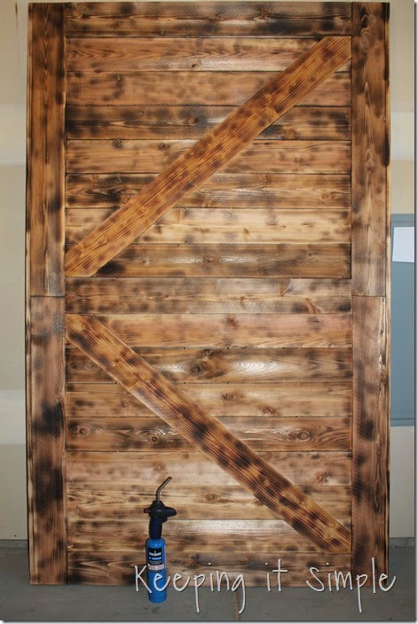 Best ideas about Burnt Wood Finish DIY
. Save or Pin DIY Barn Door with Burned Wood Finish Perfect for Now.