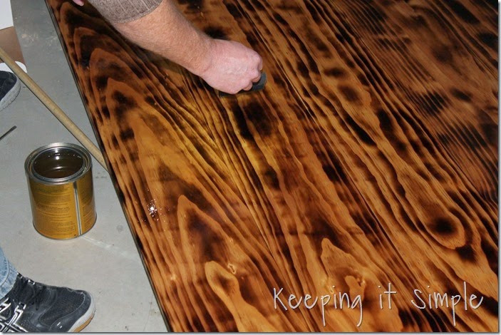 Best ideas about Burnt Wood Finish DIY
. Save or Pin DIY Dining Table with Burned Wood Finish using a Now.