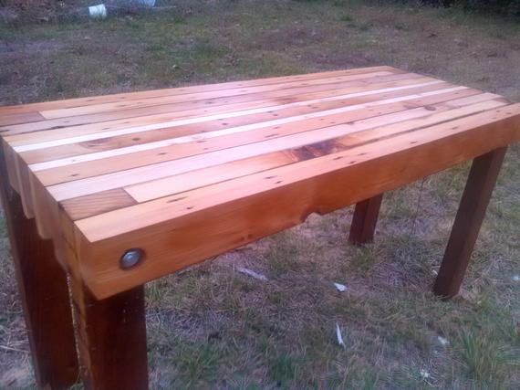 Best ideas about Butcher Block Coffee Table
. Save or Pin Reclaimed Wood Coffee Table Bench with Butcher Block Style Now.