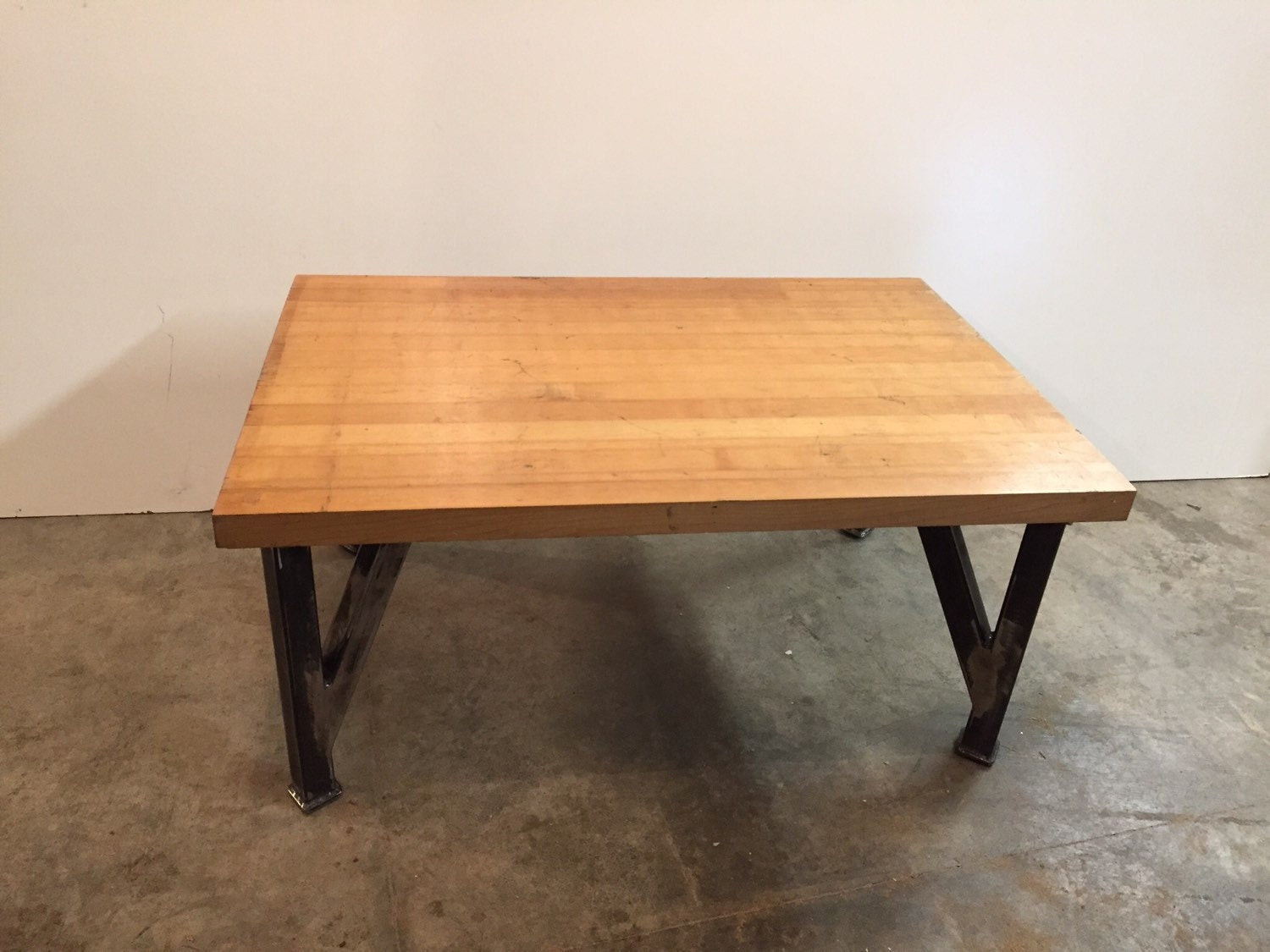 Best ideas about Butcher Block Coffee Table
. Save or Pin FILCA brand butcher block coffee table industrial design Now.