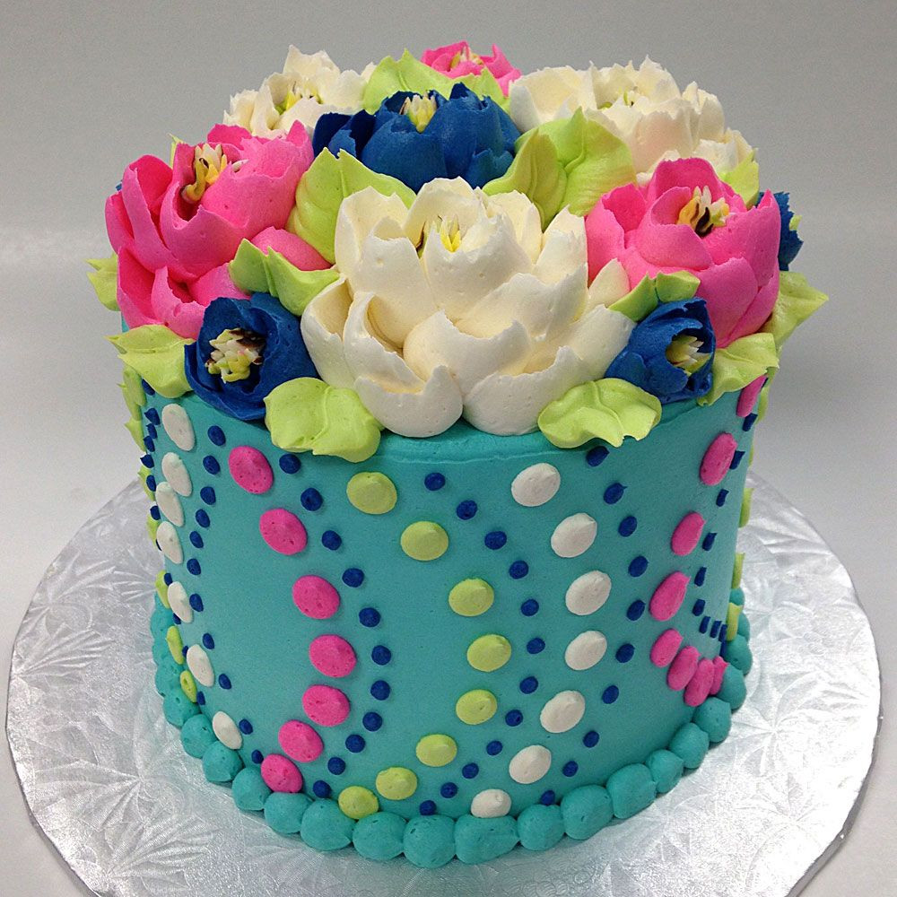 Best ideas about Buttercream Birthday Cake
. Save or Pin Kelly Dots Buttercream Birthday Cake Now.