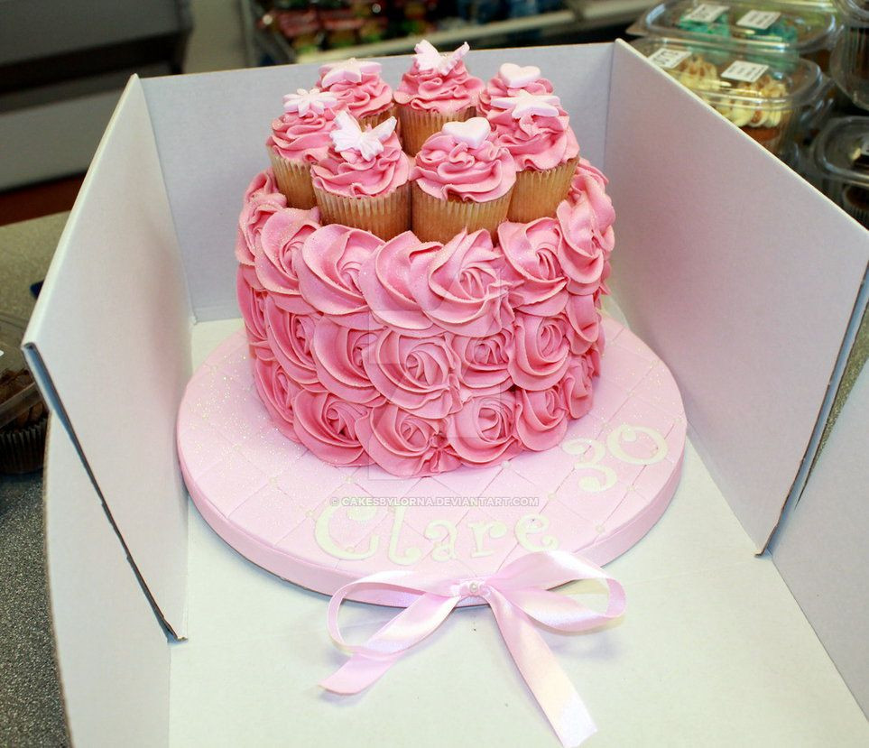 Best ideas about Buttercream Birthday Cake
. Save or Pin La s 30th Birthday Cake with Pink Buttercream Roses Now.