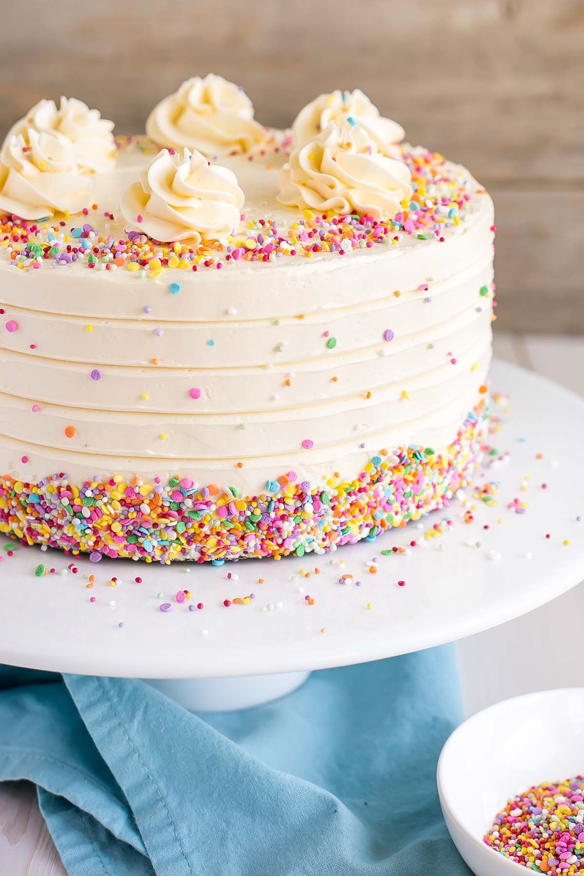 Best ideas about Buttercream Birthday Cake
. Save or Pin This Classic Vanilla Cake pairs fluffy vanilla cake layers Now.