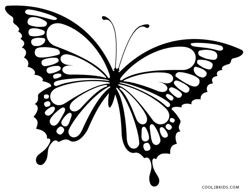 Best ideas about Butterfly Printable Coloring Pages
. Save or Pin Printable Butterfly Coloring Pages For Kids Now.