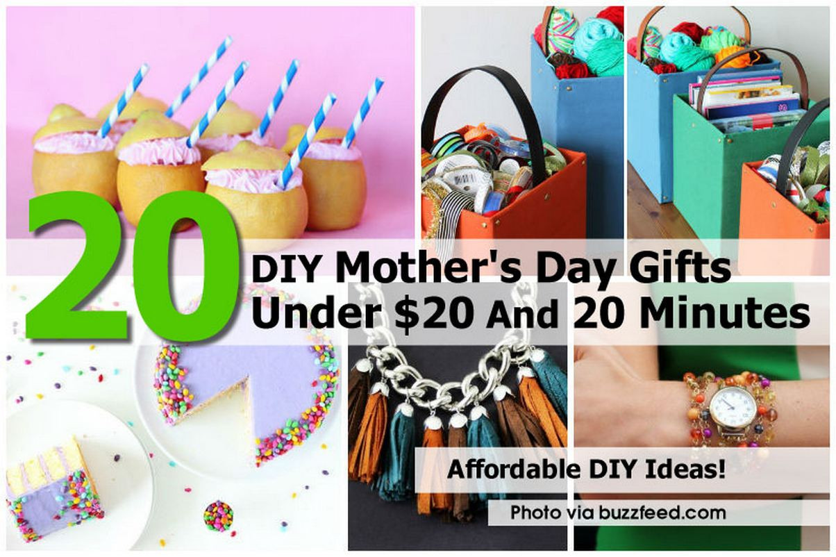 Best ideas about Buzzfeed Christmas Gift Ideas
. Save or Pin 20 DIY Mother s Day Gifts Under $20 And 20 Minutes Now.