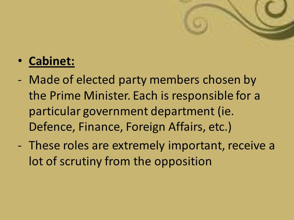 Best ideas about Cabinet Members Are Responsible For
. Save or Pin Government ppt Now.