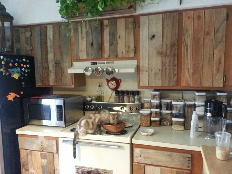 Best ideas about Cabinet Refacing DIY
. Save or Pin Diy cabinet refacing with pallet board Now.