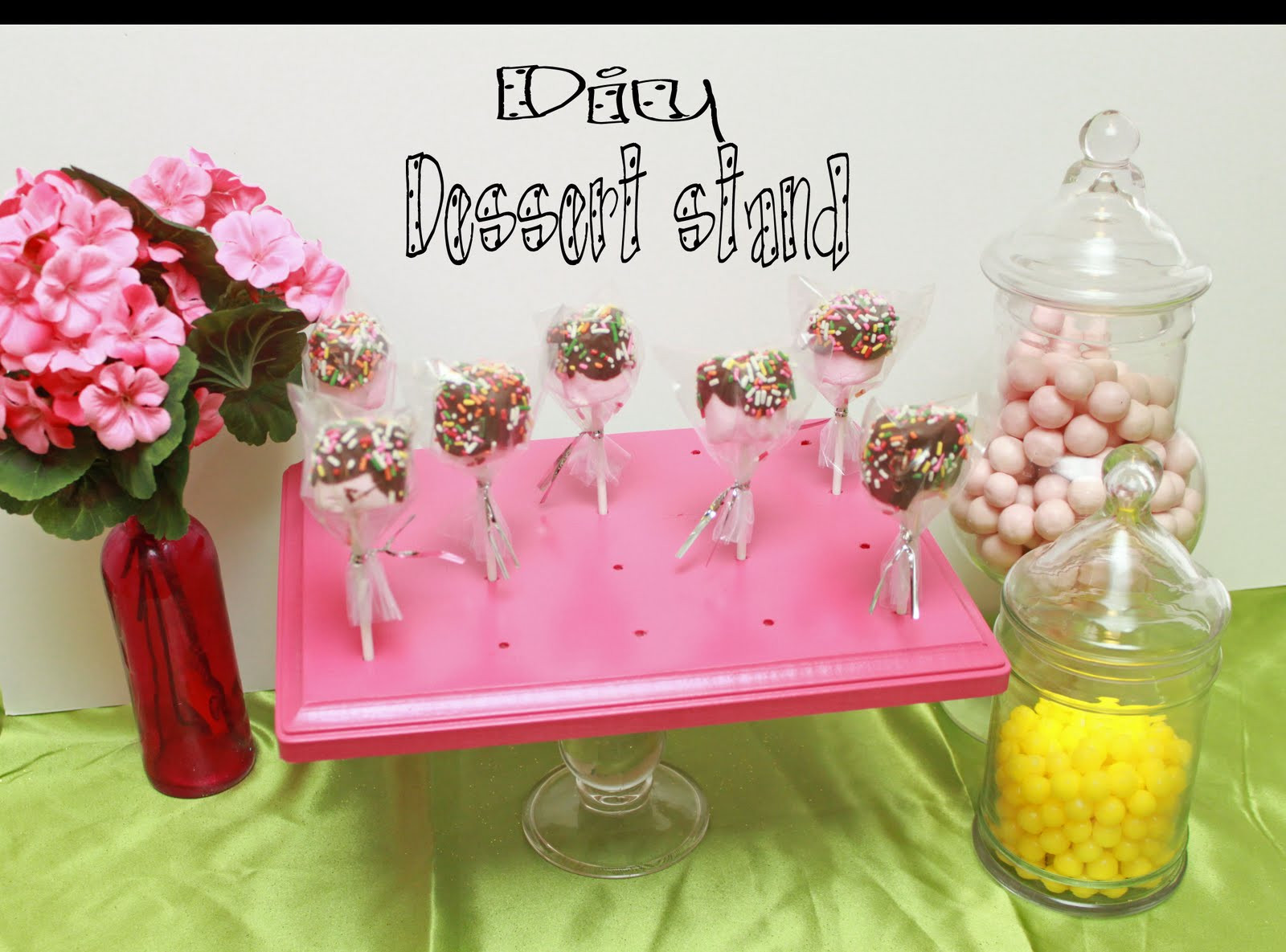 Best ideas about Cake Pop Stand DIY
. Save or Pin polka dotted elephants Dessert Stand Now.