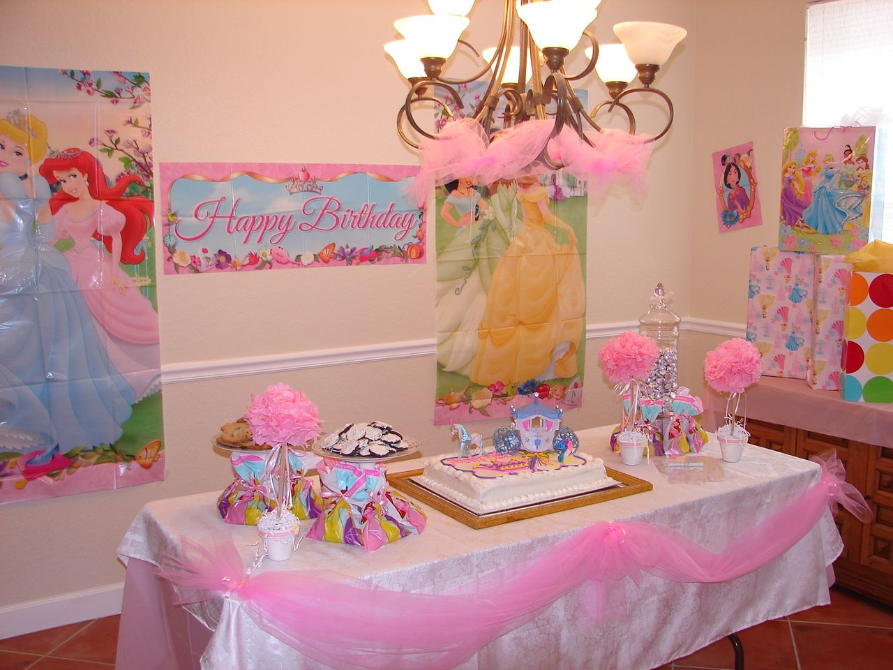 Best ideas about Cake Table Decorations For Birthday
. Save or Pin Princess party cake table decorations Now.