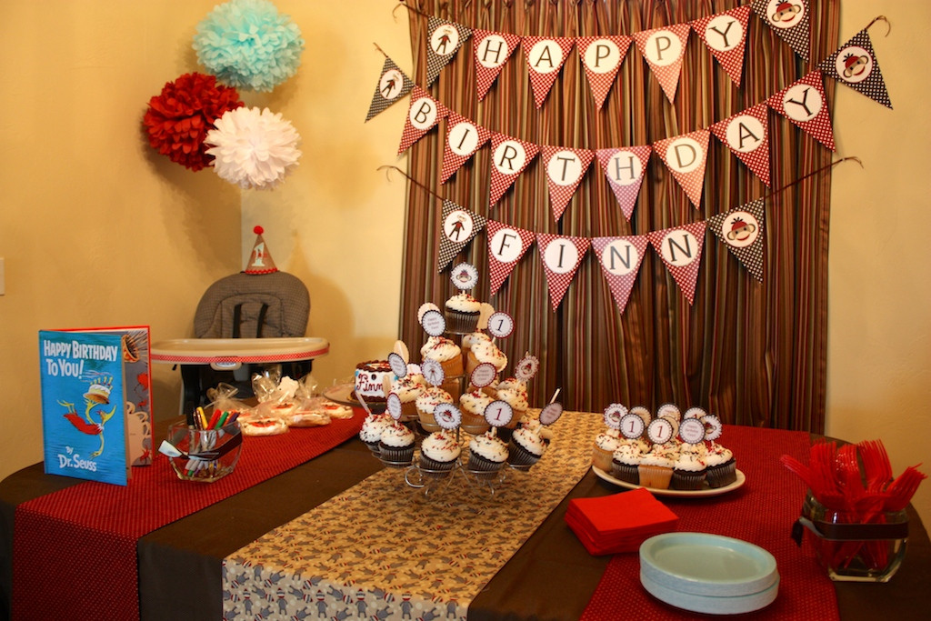 Best ideas about Cake Table Decorations For Birthday
. Save or Pin Sock Monkey Themed First Birthday Party Ideas Now.