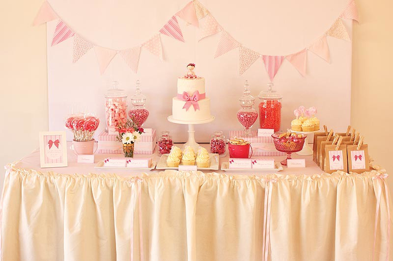 Best ideas about Cake Table Decorations For Birthday
. Save or Pin Pretty pink first birthday table Now.